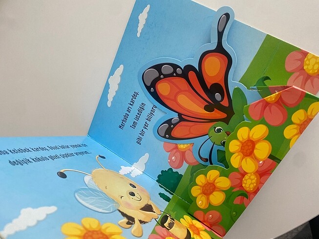 Beden Renk 4 adet hareketli eğitici kitap #bebek