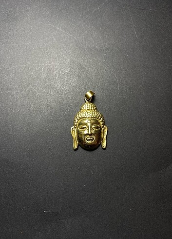 Buddha tasarımlı el yapımı pirinç kolye ucu