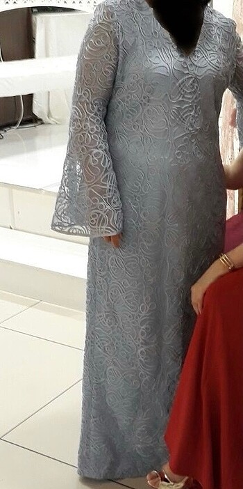 Açık mavi abiye - Görsel 6