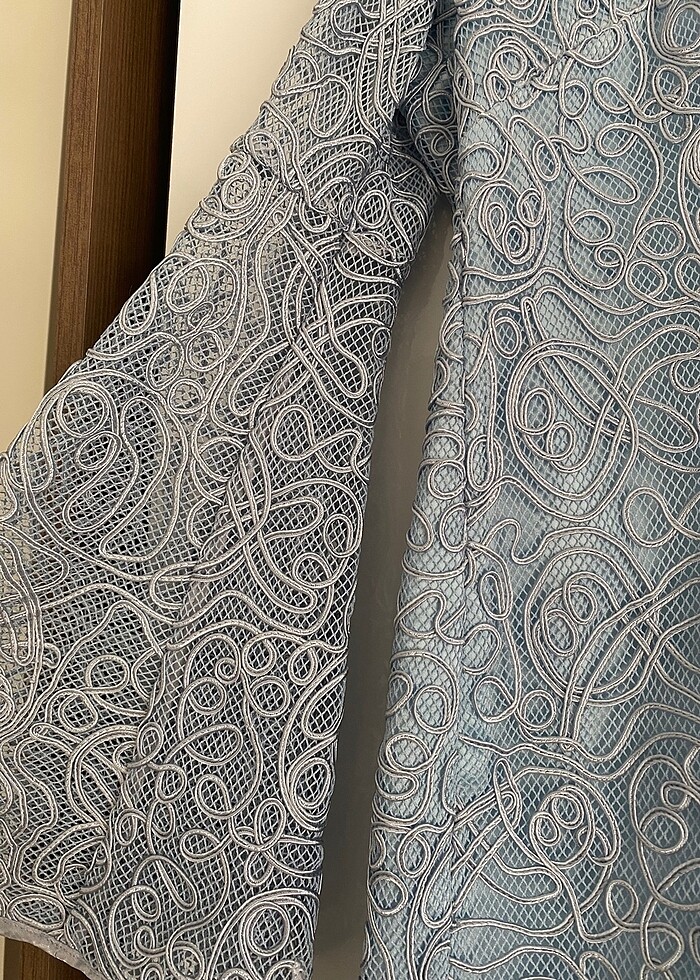 Açık mavi abiye - Görsel 2