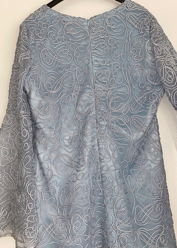 Açık mavi abiye - Görsel 4