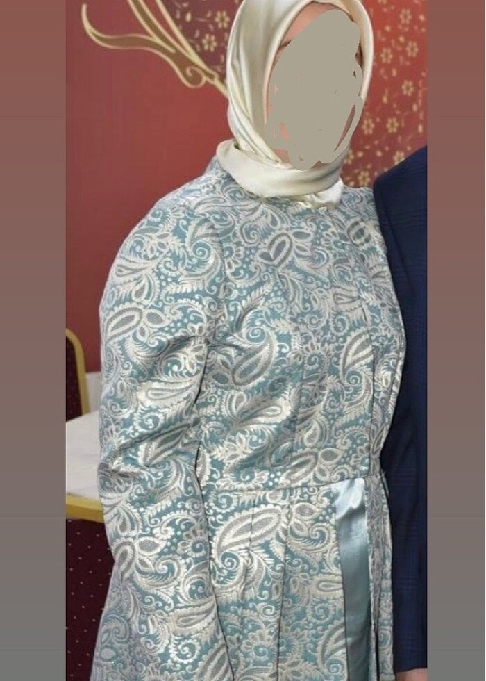 Kaftan modelli abiye - Görsel 2