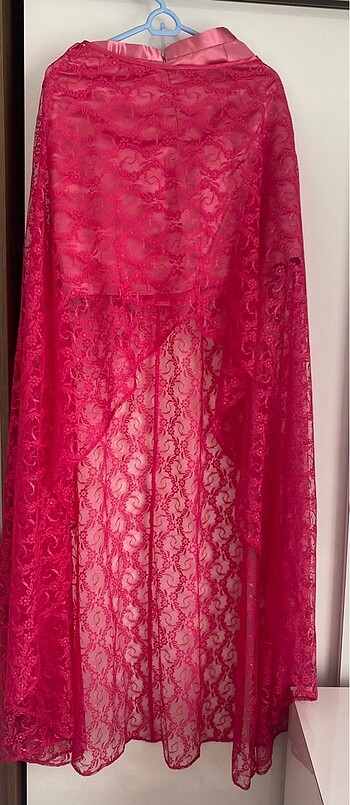 Fuşya takım abiye - Görsel 7