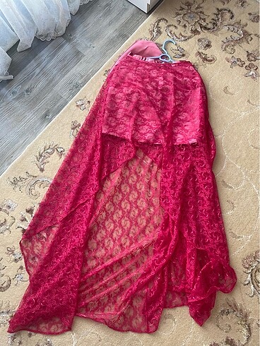 Fuşya takım abiye - Görsel 6