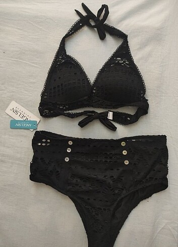 Angelsin yüksek bel bikini takımı