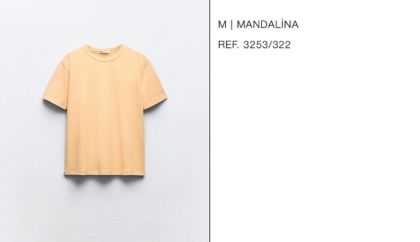m Beden Zara Tshirt