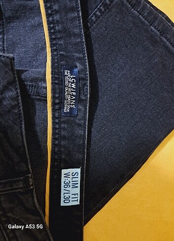 36 Beden Slimfit 36-30 erkek kot pantolon