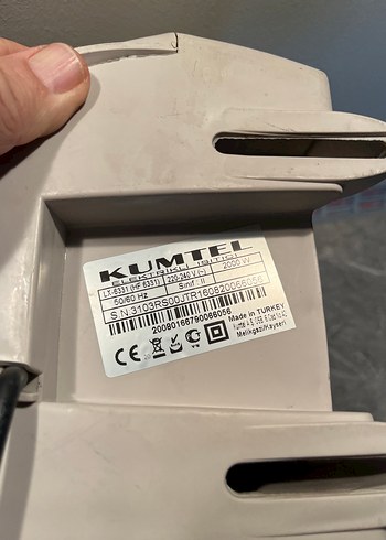 Kumtel Gri Elektrikli Mini Isıtıcı