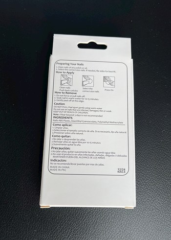 Bordo Tırnak Süsü Seti - Görsel 2