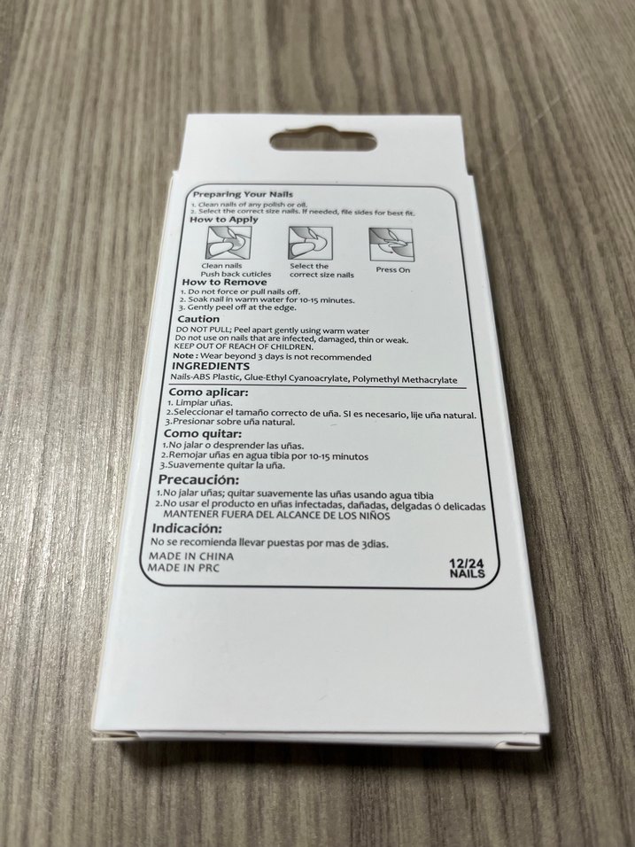 Bej Renkli Takma Tırnak Seti - Görsel 2