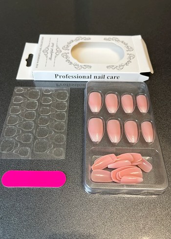 Renkli Pembe Tırnak Süsü Seti - Görsel 4