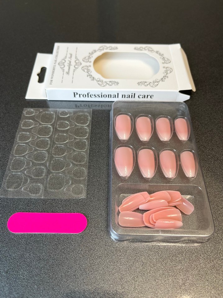 Renkli Pembe Tırnak Süsü Seti - Görsel 4