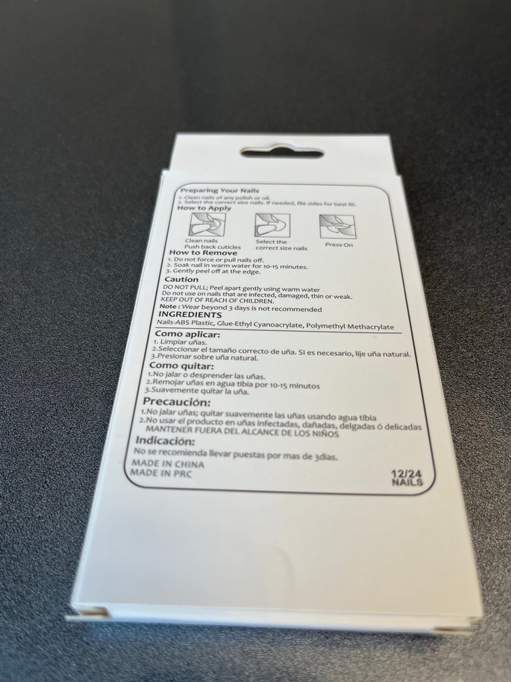 Renkli Pembe Tırnak Süsü Seti - Görsel 2