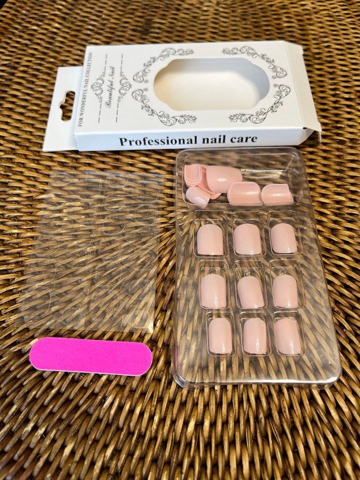 Pastel Bej Takma Tırnak Seti - Görsel 4