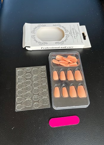 Bej Pastel Takma Tırnak Seti - Görsel 4