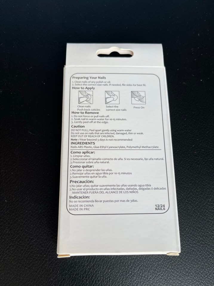 Bej Pastel Takma Tırnak Seti - Görsel 2