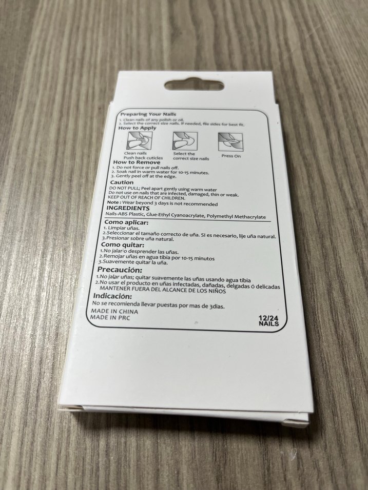 Koyu Mavi Takma Tırnak Seti - Görsel 2