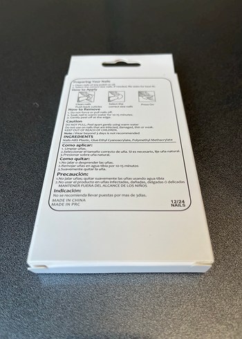 Siyah Kalpli Yapay Tırnak Seti - Görsel 2