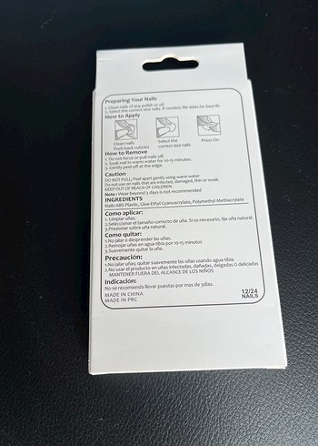 Pembe Degrade Yapay Tırnak Seti - Görsel 2