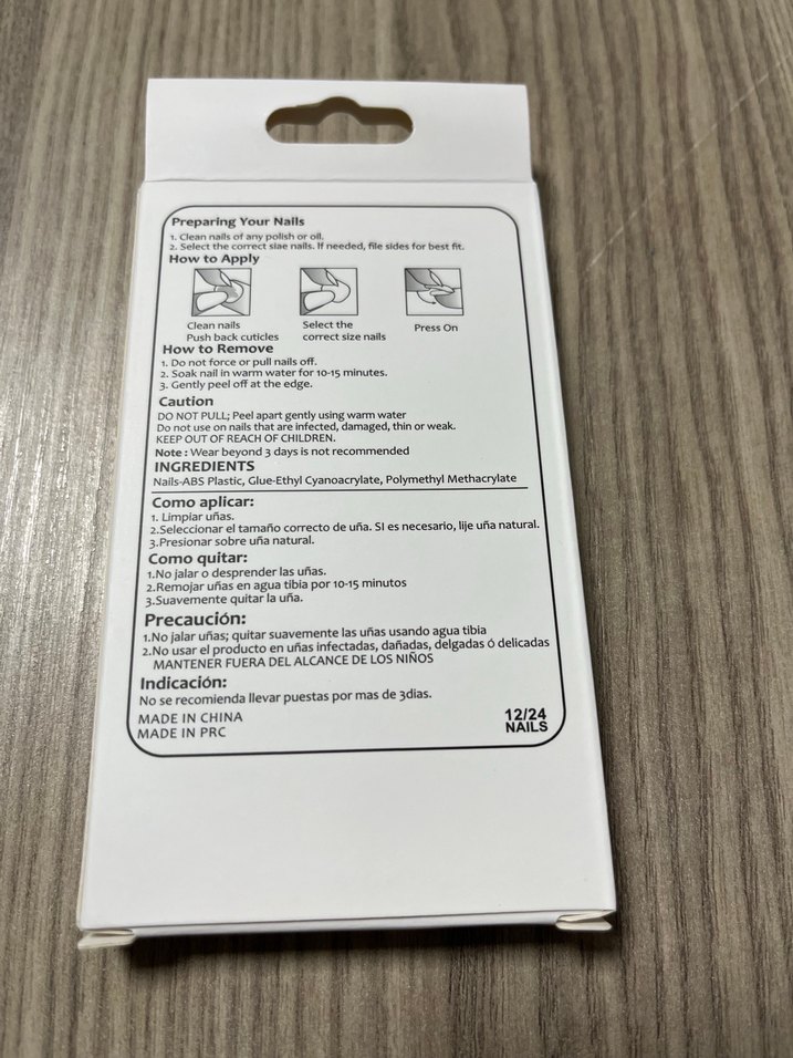 Bej Renkli Dekoratif Tırnak Seti - Görsel 2