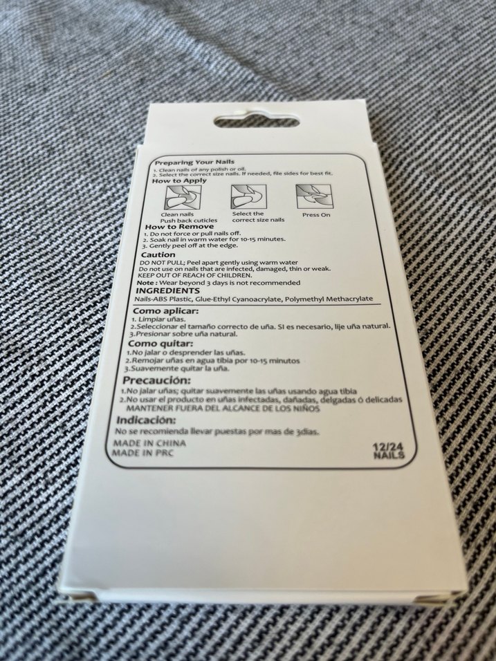 Bej Renkli Takma Tırnak Seti - Görsel 2