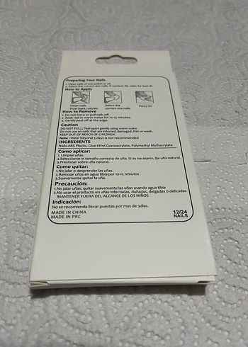 Bej Renkli Takma Tırnak Seti - Görsel 2