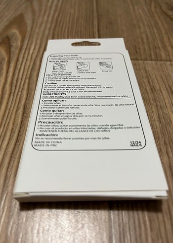 Pastel Bej Takma Tırnak Seti - Görsel 2