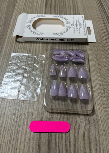 Pastel Mor Tırnak Süsleri - Görsel 4