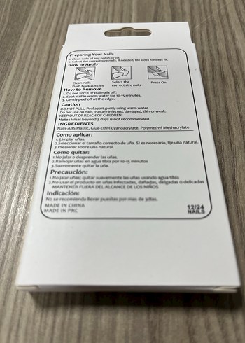 Beyaz Taşlı Tırnak Süsleme Seti - Görsel 2