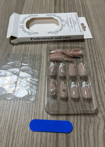 Bej Renkli Tırnak Süsü Seti - Görsel 4