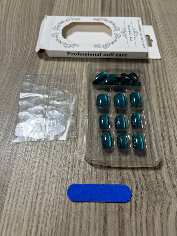 Koyu Turkuaz Tırnak Süsleri - Görsel 4