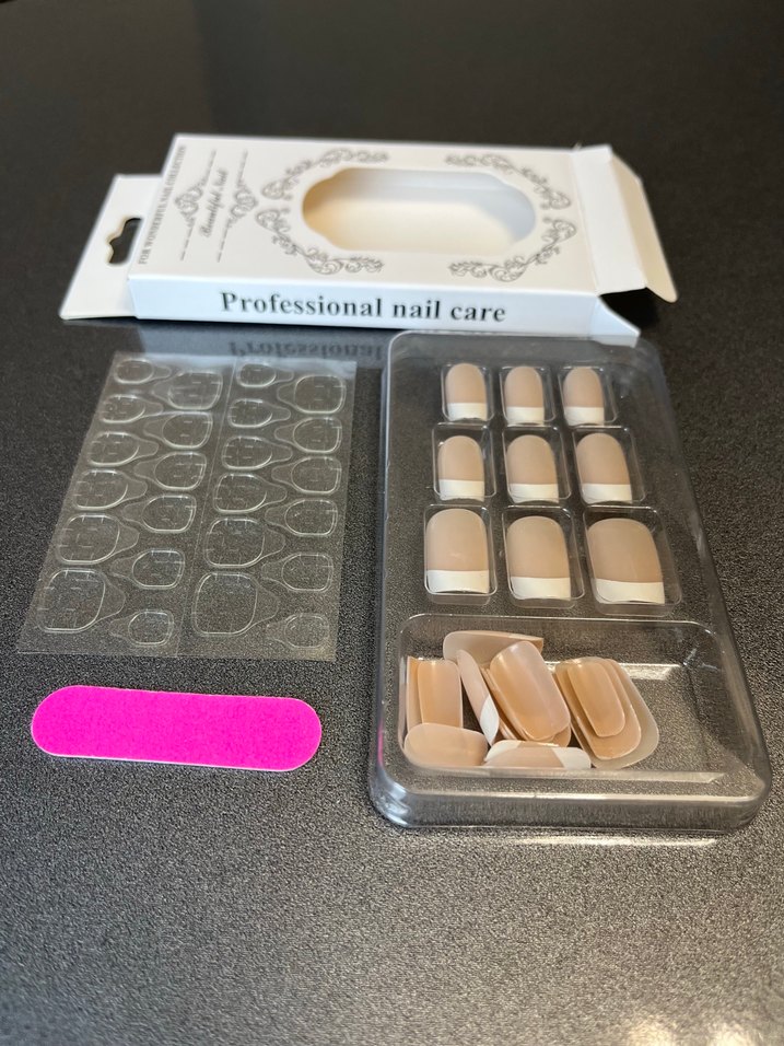 Beyaz Fransız Tırnak Ucu Seti - Görsel 4