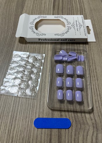 Pastel Mor Tırnak Süslemeleri - Görsel 4