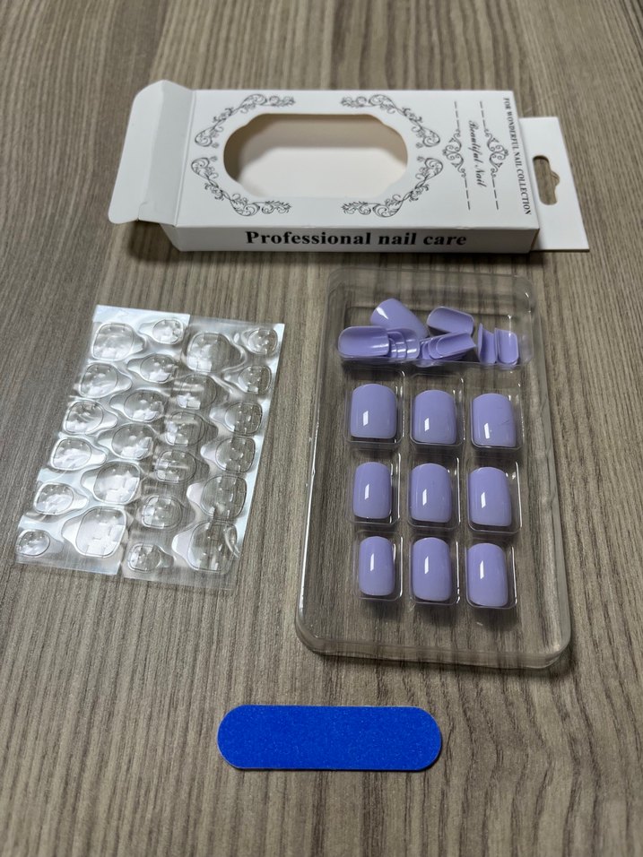 Pastel Mor Tırnak Süslemeleri - Görsel 4