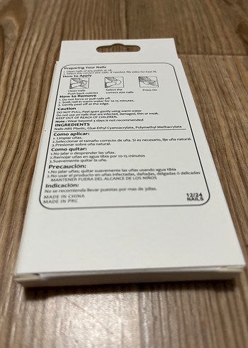 Koyu Mavi Takma Tırnak Seti - Görsel 2