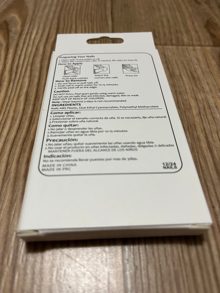 Koyu Mavi Takma Tırnak Seti - Görsel 2