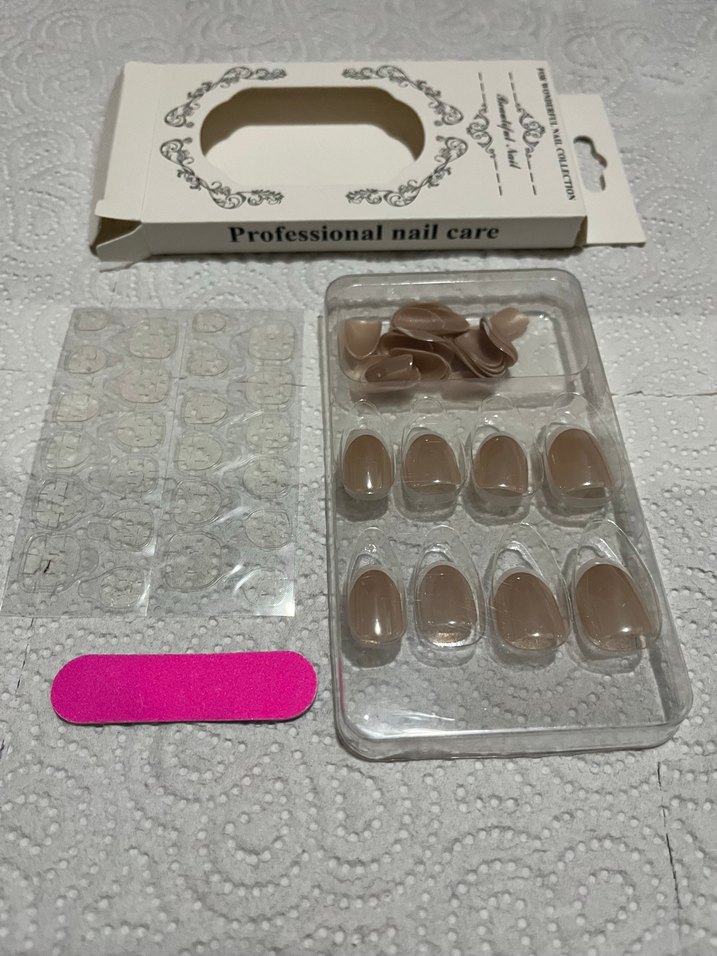 Bej Renkli Tırnak Süsleme Seti - Görsel 4