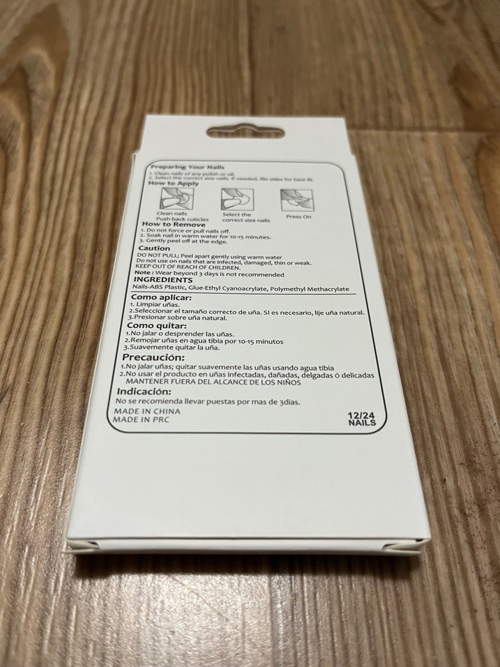 Pembe Uçlu Takma Tırnak Seti - Görsel 2