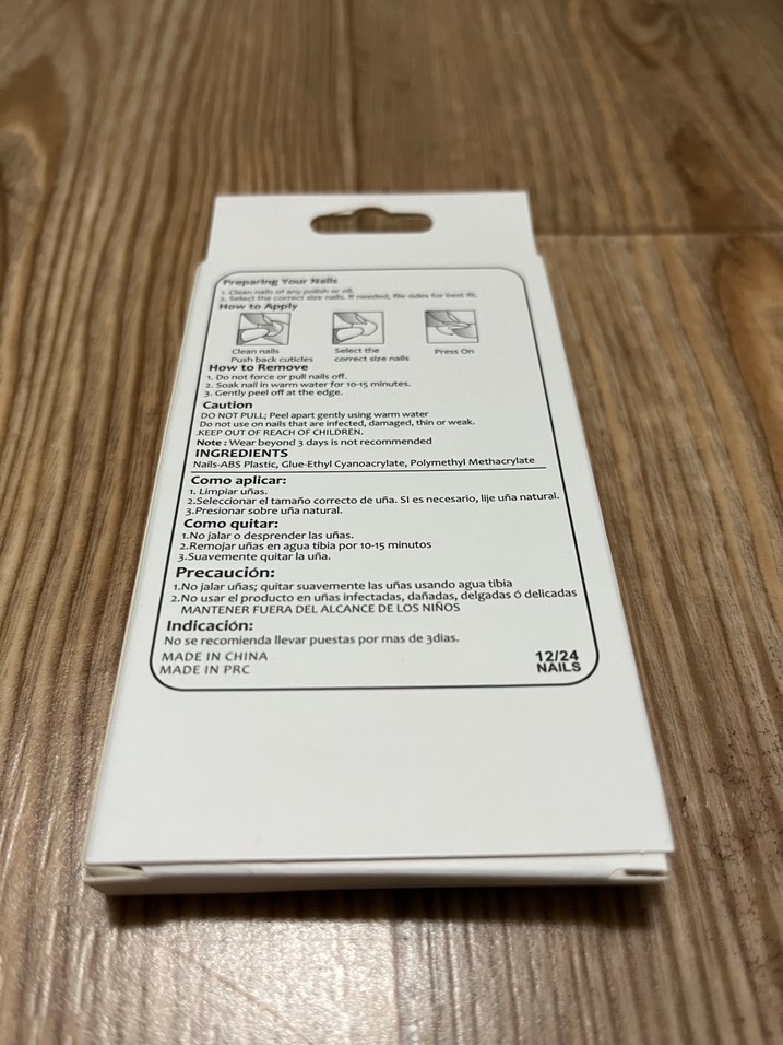 Mavi Gri Takma Tırnak Seti - Görsel 2