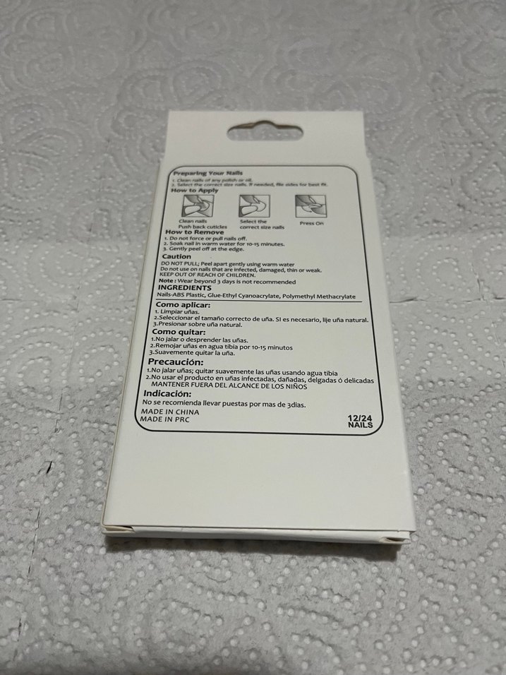 Beyaz Aydınlık Tırnak Süsü Seti - Görsel 2