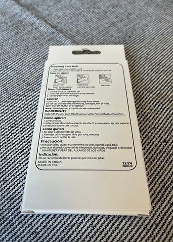 Koyu Bej Takma Tırnak Seti - Görsel 2