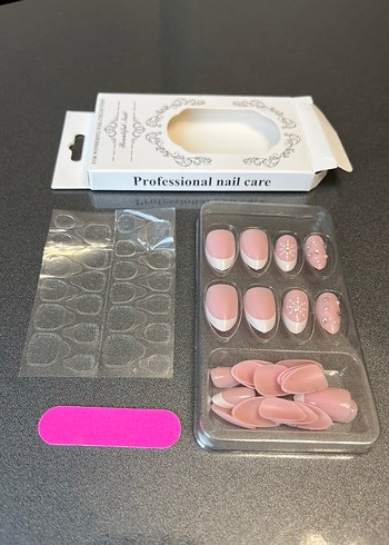 Pastel Pembe Tırnak Süsleri - Görsel 4