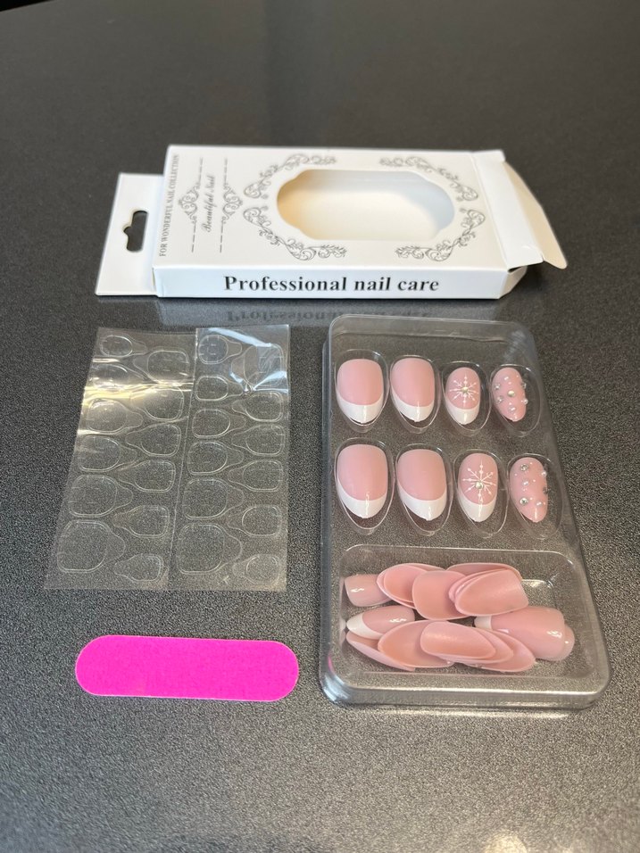 Pastel Pembe Tırnak Süsleri - Görsel 4