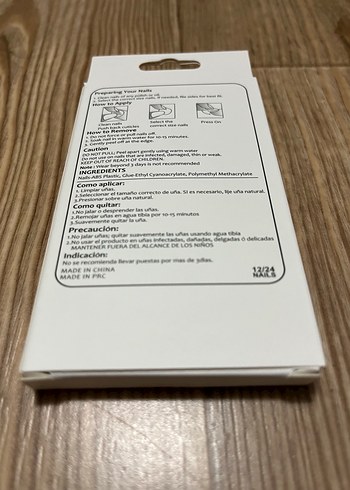 Bej Renkli Şeffaf Tırnak Süsleri - Görsel 2