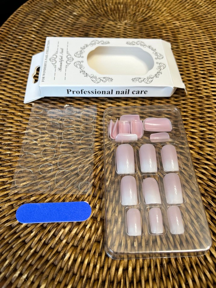 Pastel Bej Takma Tırnak Seti - Görsel 4