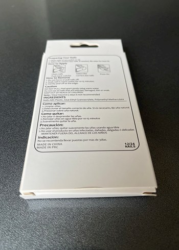 Bordo Renkli Takma Tırnak Seti - Görsel 2