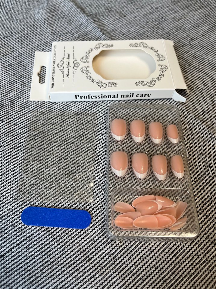 Bej Pastel Tırnak Süsleme Seti - Görsel 4