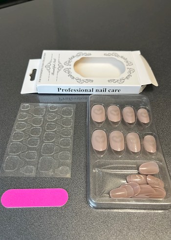 Pastel Pembe Tırnak Süsleri - Görsel 4