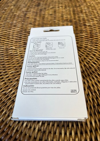 Renkli Kırmızı Takma Tırnak Seti - Görsel 2