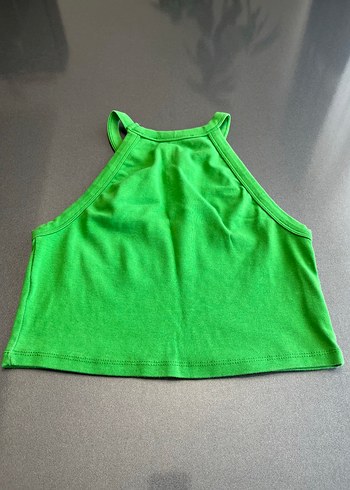 Yeşil Yüksek Yakalı Kadın Atlet - Görsel 5